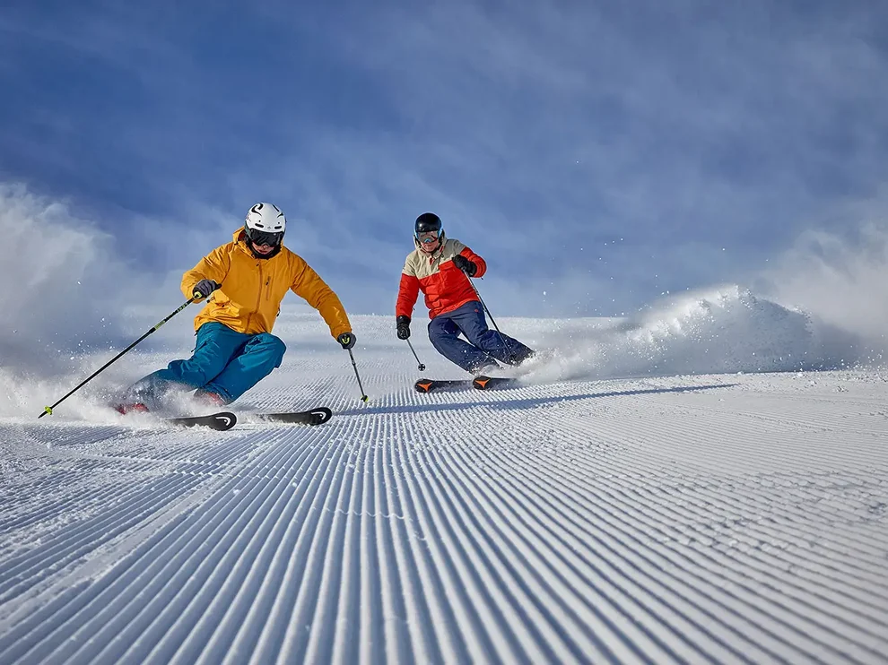 Skifahren in der Silvretta Arena